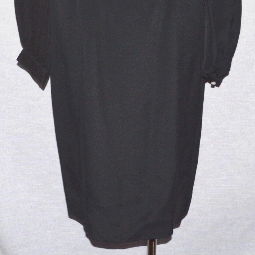 Albert Nipon New Sz 4 S Small Black One Shoulder … - image 8